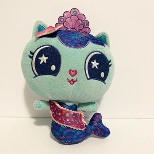 Gabby’s Dollhouse Mercat Mermaid Cat Plush Netflix Stuffed Animal Kitty Toy